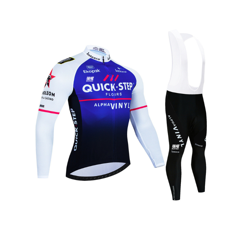 Quick Step - Langarm-Pro-Radsport-Kit