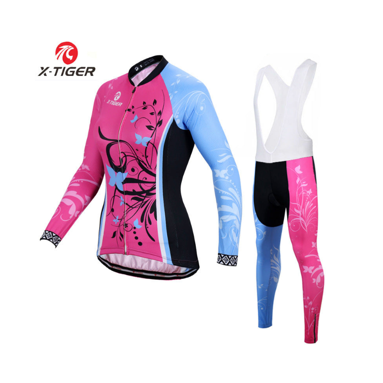 X-Tiger - Damen Langarm-Radsport-Set