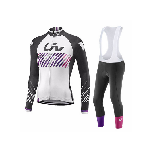 LIV V2 – PRO Damen Winter-Radsport-Set mit Trägerhosen