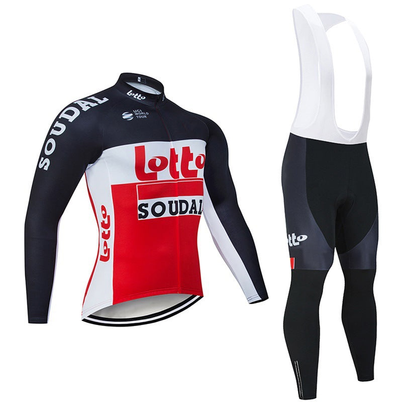 Teams - Pro-Radsportler mit Langärmeln
