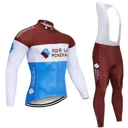 Teams - Pro-Radsportler mit Langärmeln