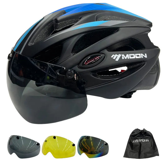 Moon – PRO Fahrradhelm mit integriertem Visier