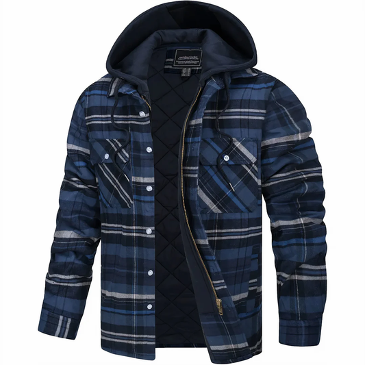 Jackson™ | Karierte Jacke mit Reißverschluss